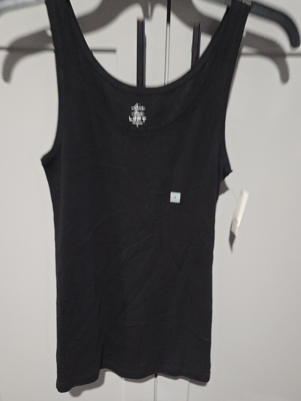 Ann Taylor Black Scoop Neck Tank Top